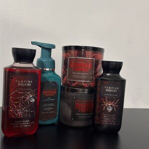 Bath & Body Works Stranger Things Vampire Blood Set
